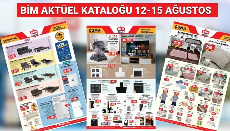 ** BİM 12-15 Ağustos 2025 Aktüel Kataloğu: Yeni Ürünlerle Alışveriş Keyfi Yaşayın**