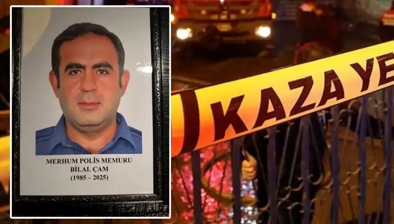 İki Çocuk Babası Polis Memuru Trafik Kazasında Hayatını Kaybetti