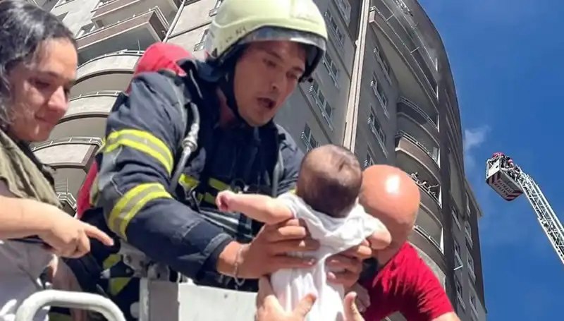 Kayseri'de 14 Katlı Binada Korkutan Yangın: Olay Anı ve Sonrası