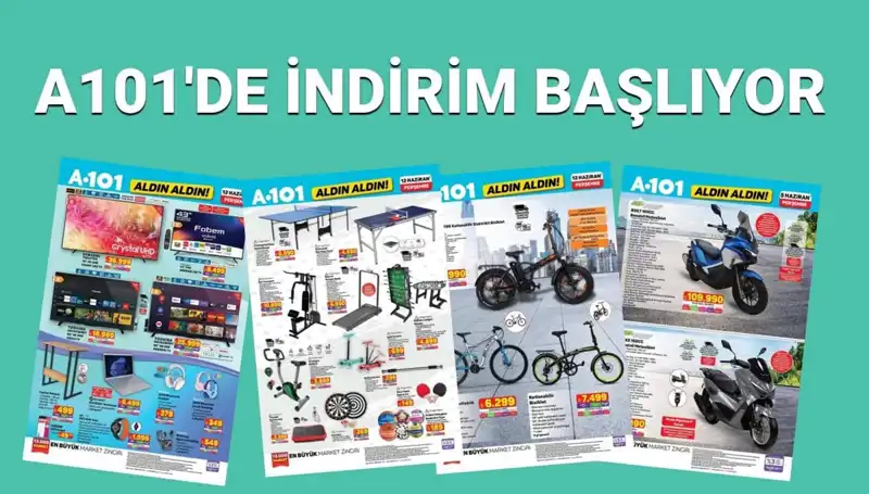 A101'in 12 Haziran Aktüel Kataloğu: Spor Ekipmanları ve Teknolojik Ürünler Sizi Bekliyor!